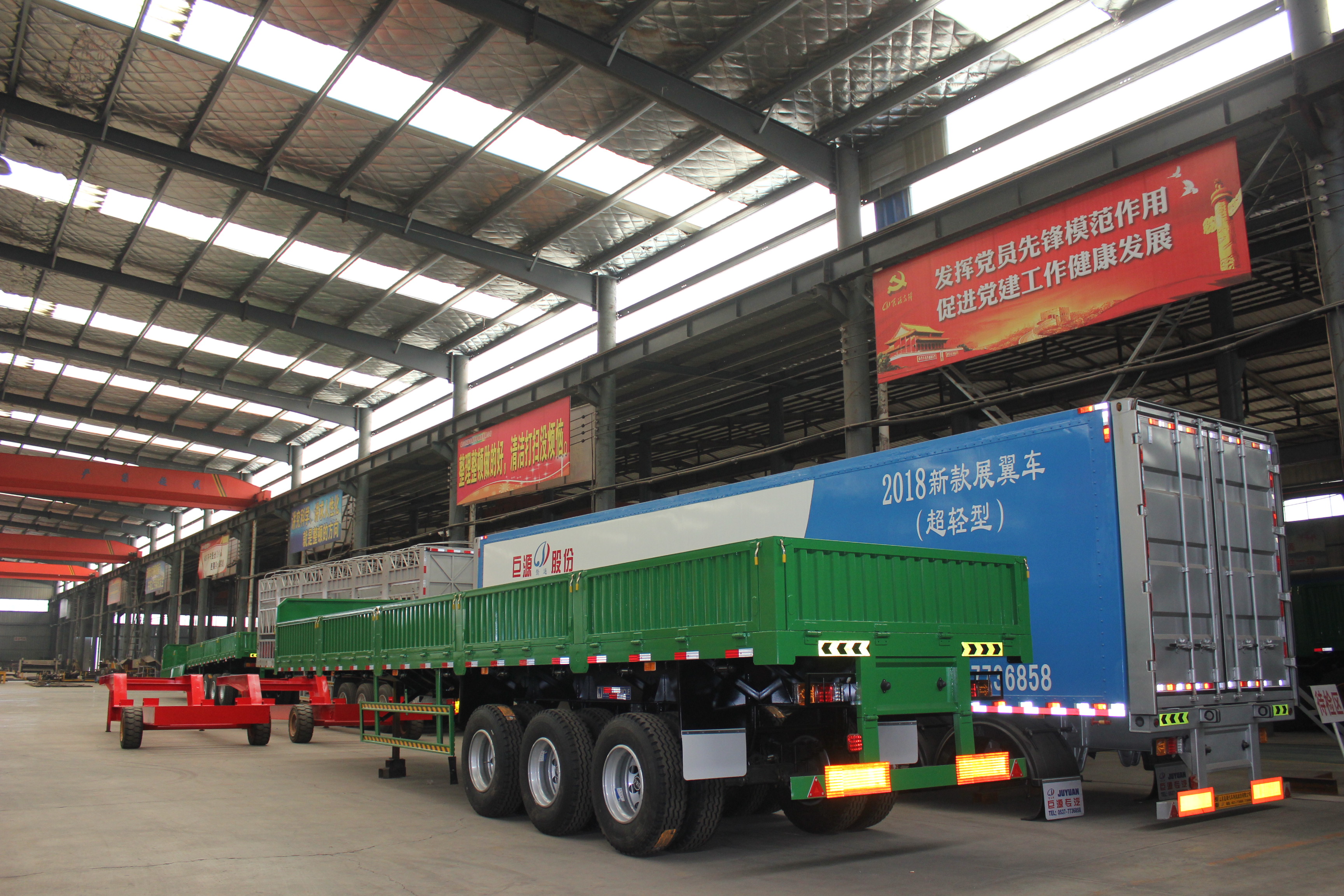 NDRC Announced Enterprise low bed semi trailer with gooseneck and 2 axles in Nigeria