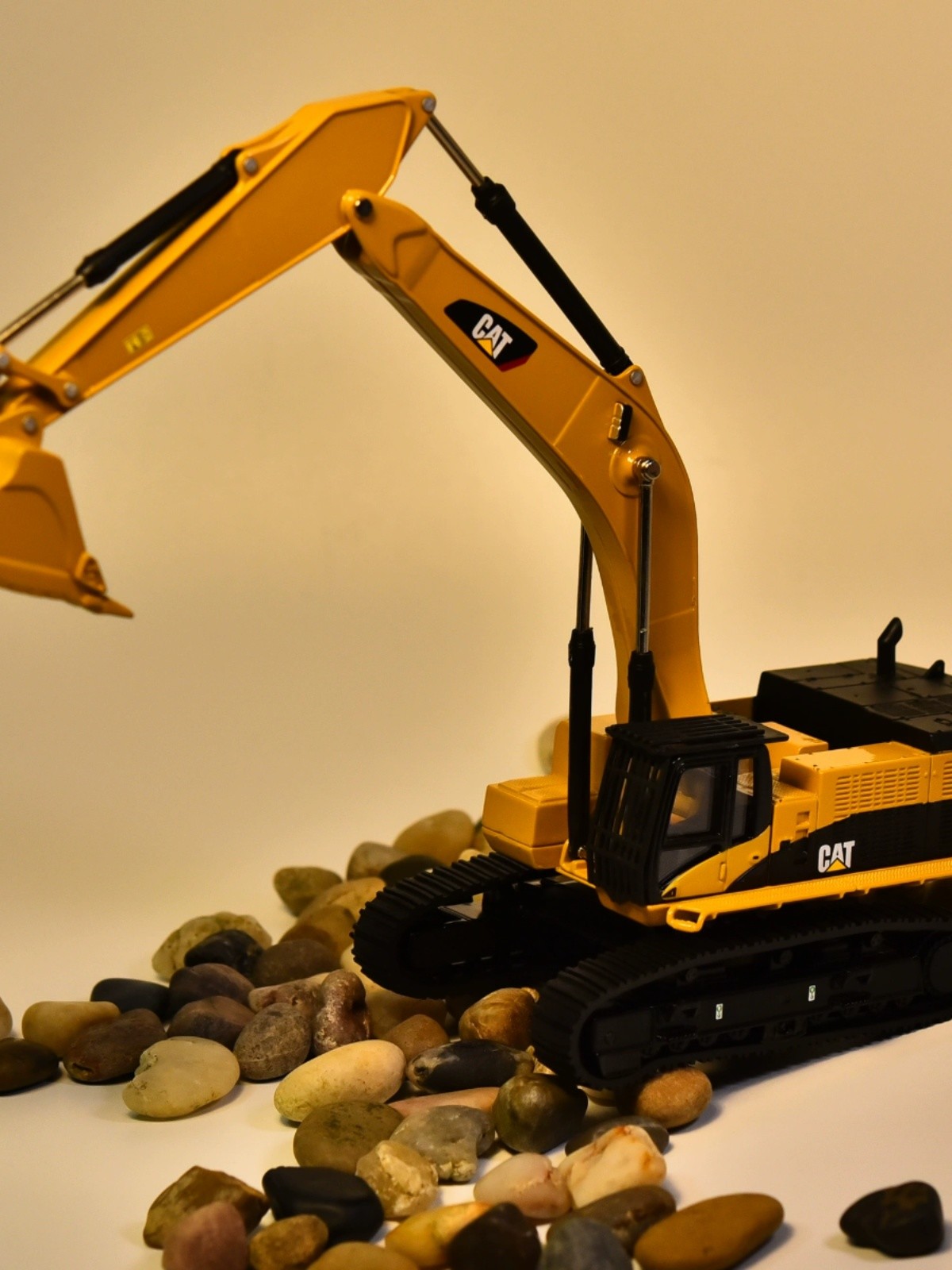 DM Carter CAT385C Alloy Excavator Model Engineering Machinery Car Simulation Metal Decoration Ornaments
