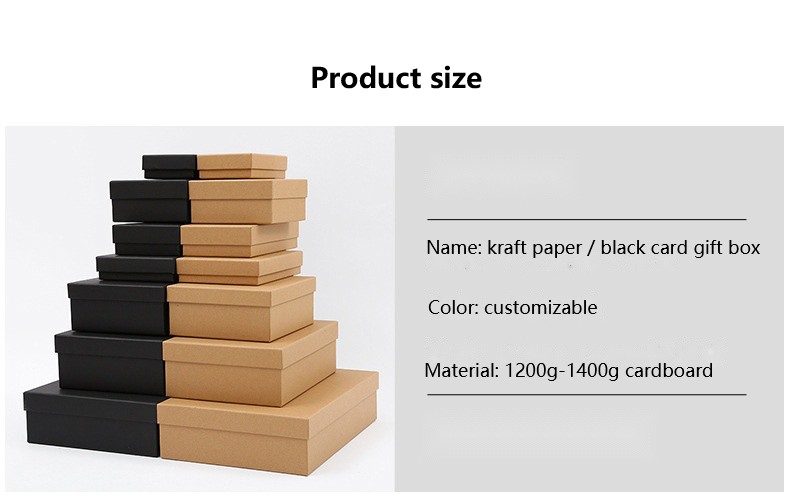 13*7*6cm Kraft Custom Paper Packaging Box For Gift 4c Print