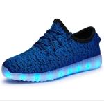 Glow in the Dark USB Rechargeable Adult Night Event Walking Shoes Led Sneakers