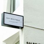 Factory Price Stainless Steel Advertising Light Box Outdoor Double Sides Led