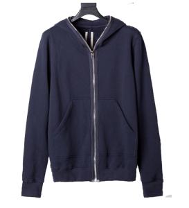 Wholesale Wholesale bulk top quality solid color fleece fitness men casual full face zip hoodie from china suppliers