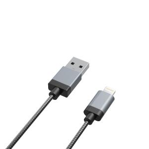 Wholesale Steel Tube C89 Connector MFI Lightning Cable Charger 5V2.4A 480Mbps from china suppliers