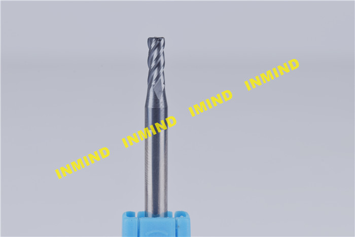 CNC Milling Machine Cutting Tools , R0.2 Corner Rounding End Mill Set