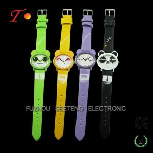Wholesale Cute designed case and cartoon dial for children watch with silicone strap from china suppliers