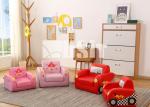 Cartoon Car Design Toddler Flip Open Sofa For Living Room And Kindergarten
