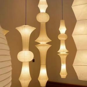 Wholesale Wabi-sabi paper lamp aisle corner stairwell loft long medieval chandelier pendant light from china suppliers
