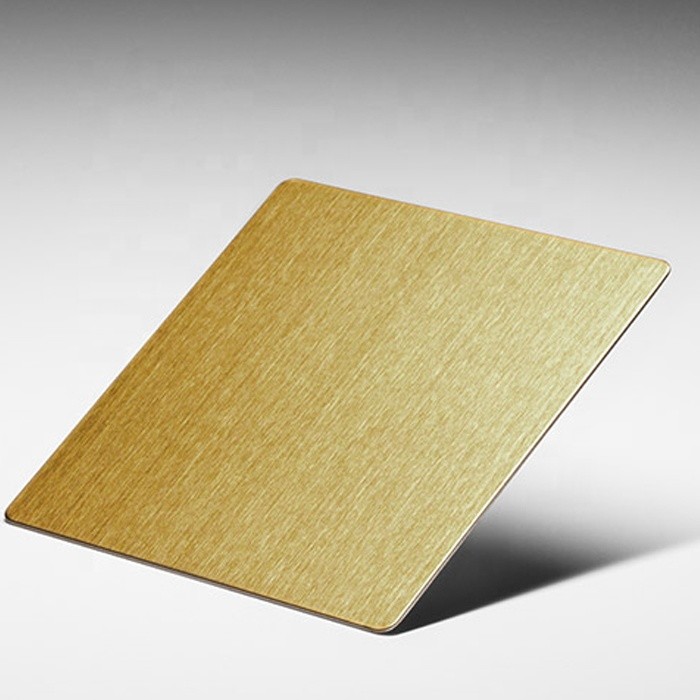 4 X 8 4x10 Decorative Stainless Steel Sheet PVD Colored Wall Panels 201 304