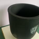 Capacity Carbon Silicon Carbide Melting Crucible Cylindrical Shape for Melting