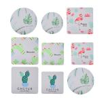 Absorbent Paper Promotional Drink Coasters / Custom Round Coasters For Drinks