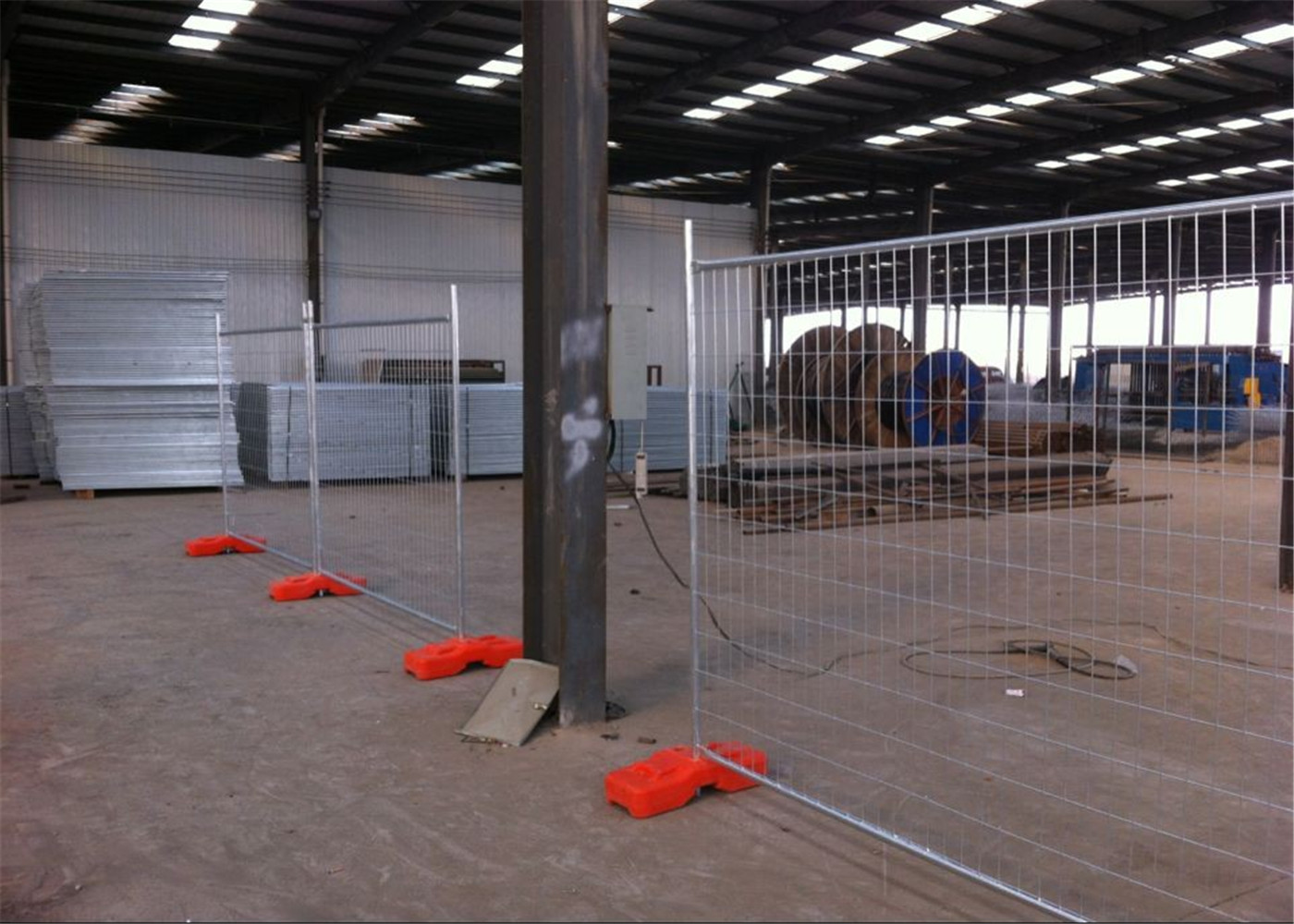 High Strength Construction Fence Panels Construction Site Security Fencing