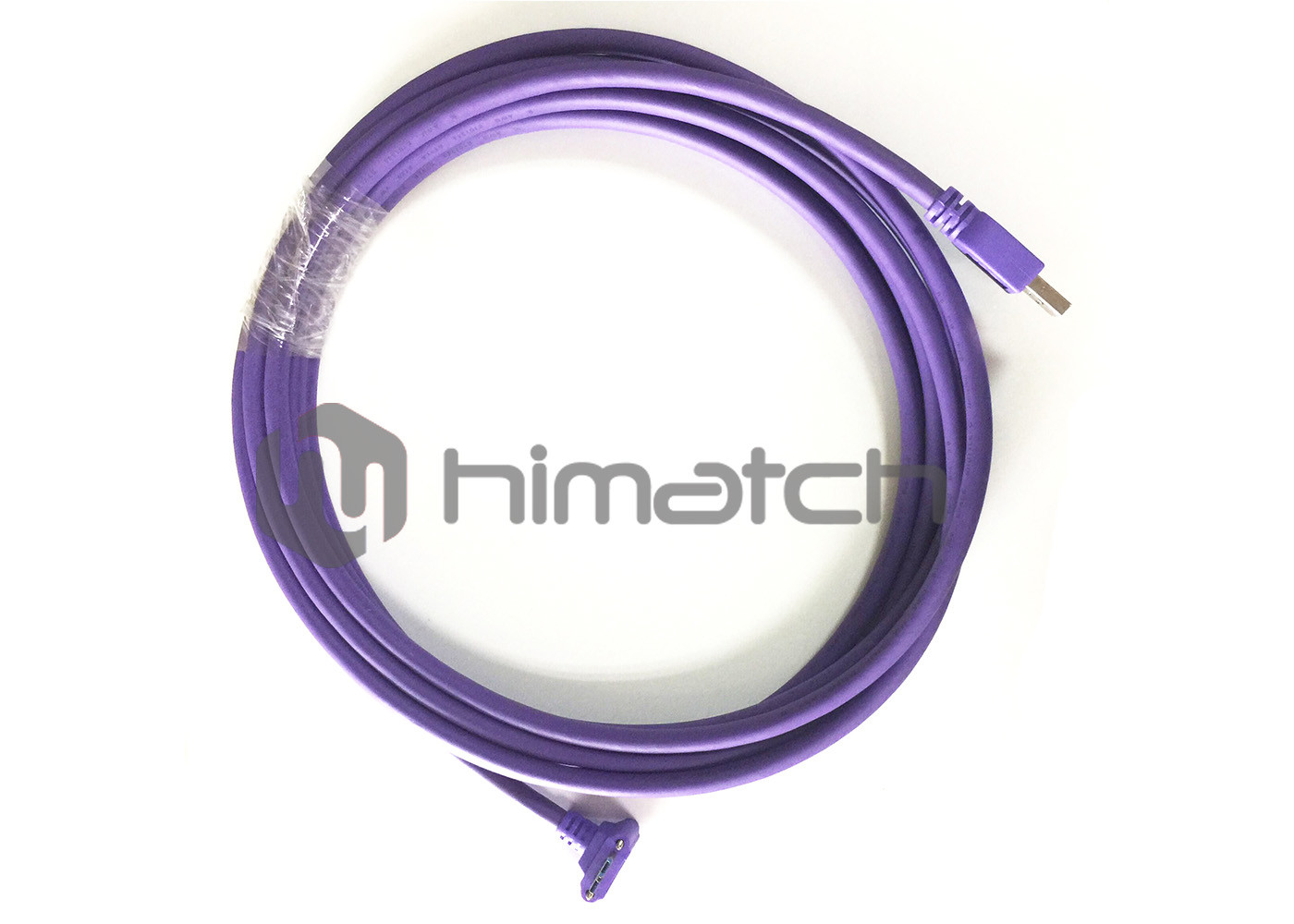 Left Angled Micro USB3 Vision Cable 6.0mm OD For Industrial Camera CE Certified