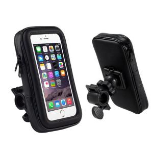 Wholesale FCC 170g Motorcycle Phone Holder Mount , 360 Rotation Bike Phone Holder Bag from china suppliers
