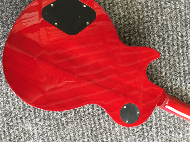 Wholesale lp Custom Shop red color Electric Guitar rosewood Fretboard China Guitar Factory Free Shipping