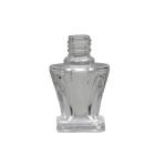 Transparent Glass Empty Nail Varnish Bottles Custom Color For Personal Care