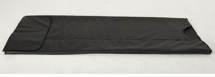 Waterproof Black Ve-lcro Low Emf Infrared Sauna Blankets for Household Beauty Products