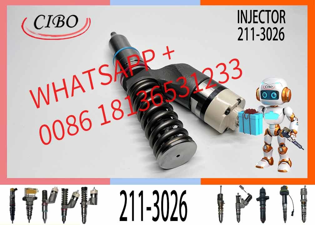 common rail fuel injector 211-3026 2113026 10R0724 fuel injector for engine