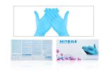 CE Permanent Makeup Tattoo Kit Disposable Gloves Rubber Household Without Powder