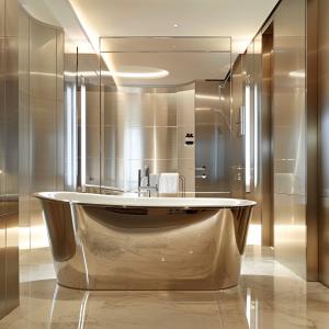 Wholesale Seamless Stainless Steel Facades Silver Polish For Commercial Building Wraps from china suppliers