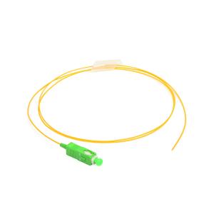 Wholesale 0.9mm Simplex Fiber Optic Pigtails FC/APC Or MTRJ Connectors/LSZH/Yellow from china suppliers