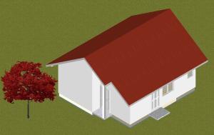 Wholesale Light Steel Prefab Bungalow Homes Fire Prevention Mothproof , Small Manufactured Homes from china suppliers