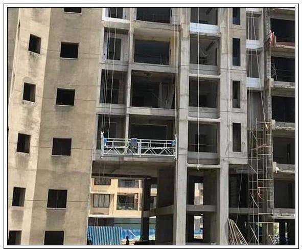 Indonesia aluminium 6 meters ZLP630 suspended gondola platform for building