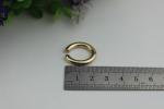 New Style Small Open Oval Shape Gold Zinc Alloy Metal Buckle Rings Manufacturing