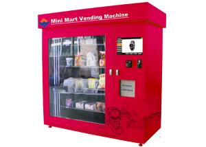 Wholesale Automatic Mini Mart Vending Machine , 19 Inch Touch Screen Adjustable Mini Mart Coin Vending Machine from china suppliers
