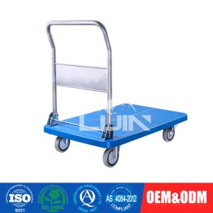 Wholesale 150 Kg Industrial Platform Cart , Plastic and iron Folding platform truck from china suppliers