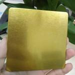 904 904L Colored Stainless Steel Sheet champagne Gold 2mm 3mm