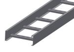 250mm X 50mm HDG Cable Ladder Hot Dip Galvanized 2.44m