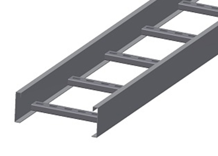 Aluminium Carbon Steel HDG Cable Ladder Electro Galvanized 50kg Capacity