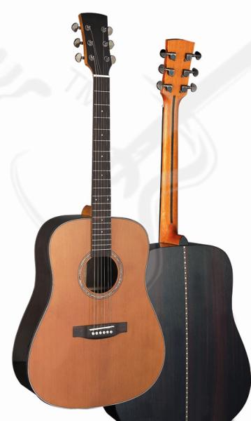 41inch Good quality Korean Pine solidwood acoustic guitar matt color wholesale