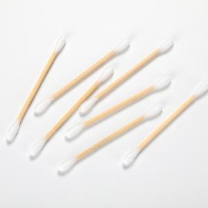 Wholesale Medical 3&quot; 4&quot; Bamboo Cotton Buds Stick Tipped Swab Disposable Cleaning Hospital from china suppliers