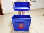 Recyclable 4mm 800gsm Corrugated Plastic Mail Totes Impact Resistance