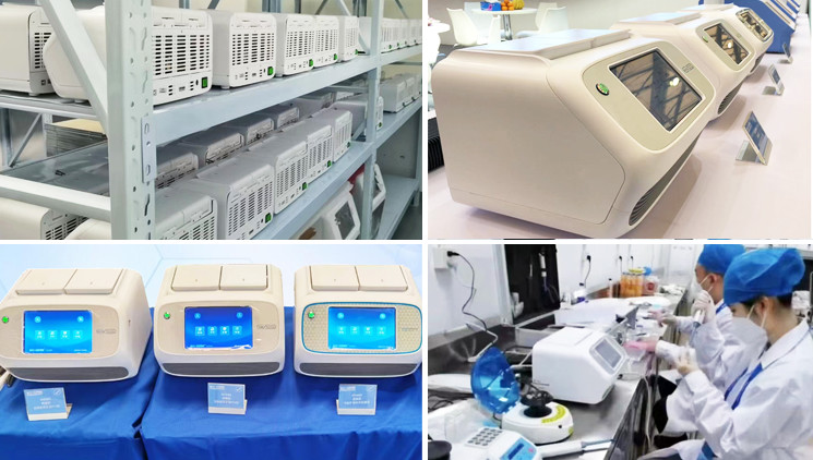 RT PCR System Real Time PCR Equipment 7 Inch TFT Touch Screen