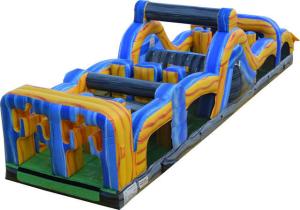 Wholesale PVC Inflatable 5k Bounce House Toddler Obstacle Course Air Blower from china suppliers