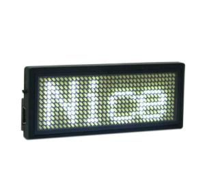 Wholesale Rechargeable led scrolling name badge Orange color B1236TW from china suppliers