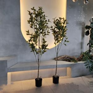 Wholesale Lifelike Plastic Faux Plants Artificial Flowers For Indoor Greenery from china suppliers