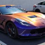 Matte Chameleon PET Vinyl Film Diamond Pearl Purple Anti Fog