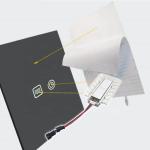 PET Material Anti Fog Film for Bathroom Mirror 300mm*400mm Square Shape
