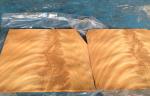 Dard Red Crown Cut Veneer Mohagany Crotch , Natural Wood Veneer