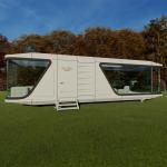 Galvanized Steel Frame Capsule House For Sale Modern Prefabricated House Luxury
