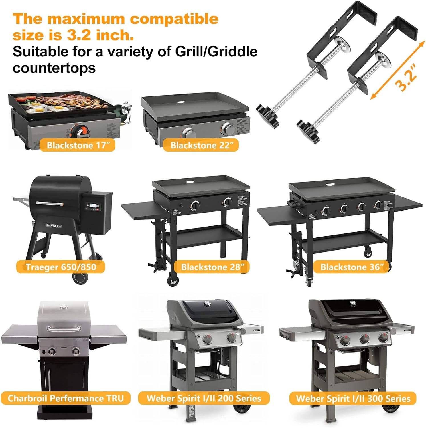 Space Saving Griddle Caddy for BBQ Tools Magnetic Tool Storage Box for Grilling Setup