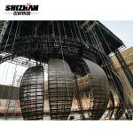 Concert Heavy Duty Truss Long Span LED Ball Stage Lighting Structure Steel Truss