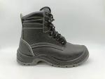 Brown Winter Safety Shoes Slip Resistant Steel Toe Insulated Work Boots