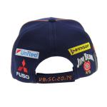 Five Panels Racing Baseball Caps Embroidery Logo Fashionable