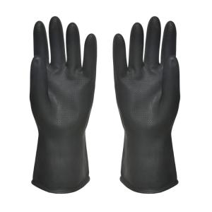 Wholesale With Extra Grip Palm Industrial Rubber Gloves Long Sleeve Heavy Duty from china suppliers