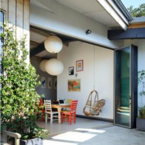 Wholesale Villa Waterproof Bifold External Aluminium Bi-fold Doors With Level 9 Wind Pressure Resistance from china suppliers