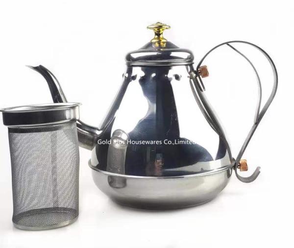 Wholesale coffee pot stainless steel stovetop pourover coffee kettle leak-proof